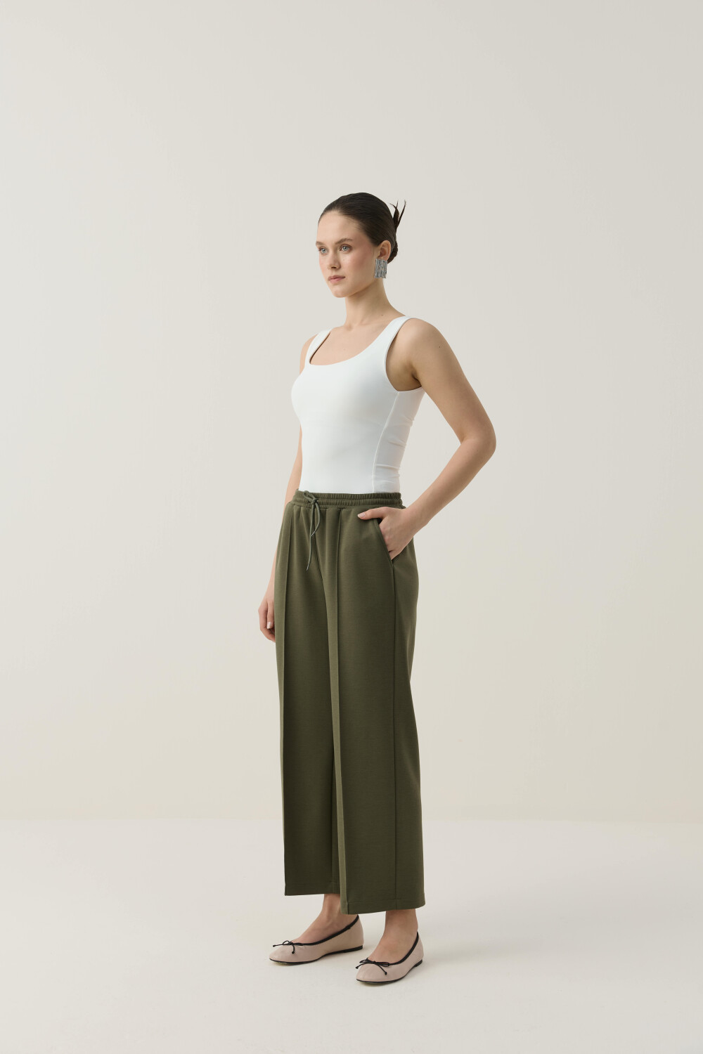 BİTKİSEL İPEK KUMAŞLI BİYE DETAYLI SCUBA TAKIM HAKİ - 6