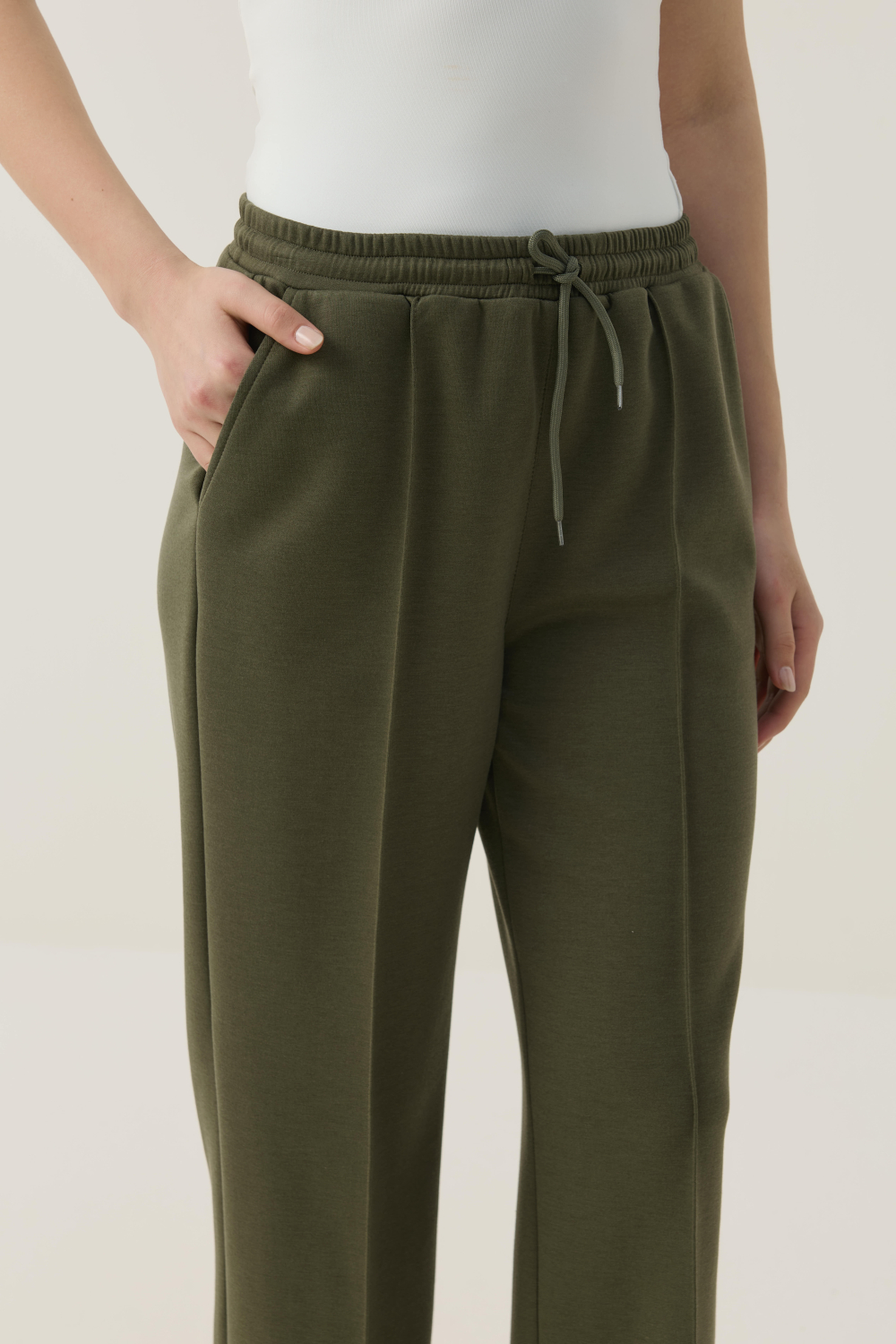 BİTKİSEL İPEK KUMAŞLI BİYE DETAYLI SCUBA TAKIM HAKİ - 8