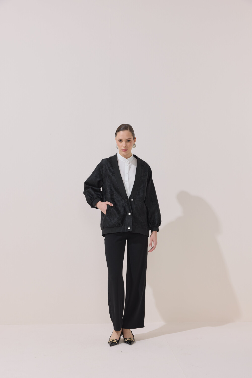 BOMBER JAKAR CEKET SİYAH - 6