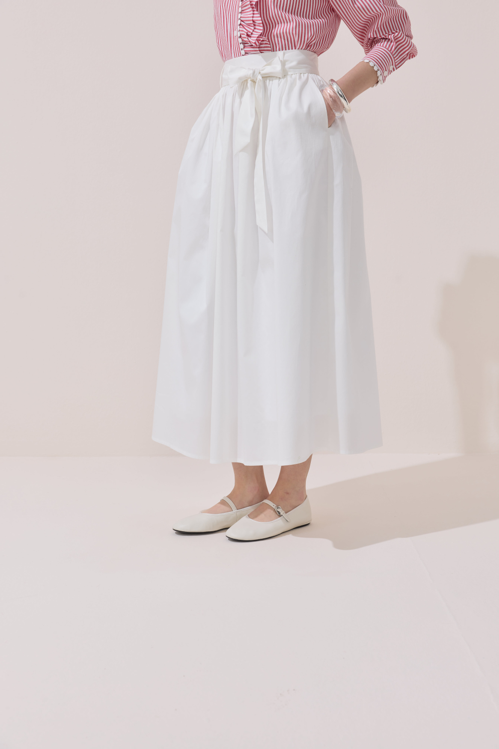 BÜZGÜLÜ POPLİN ETEK - 7