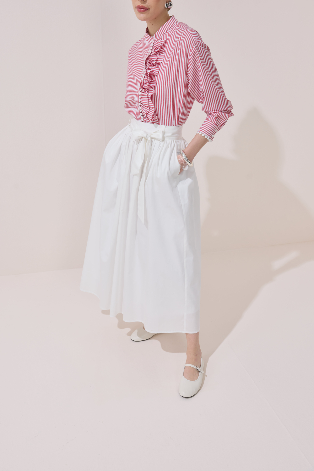 BÜZGÜLÜ POPLİN ETEK - 3