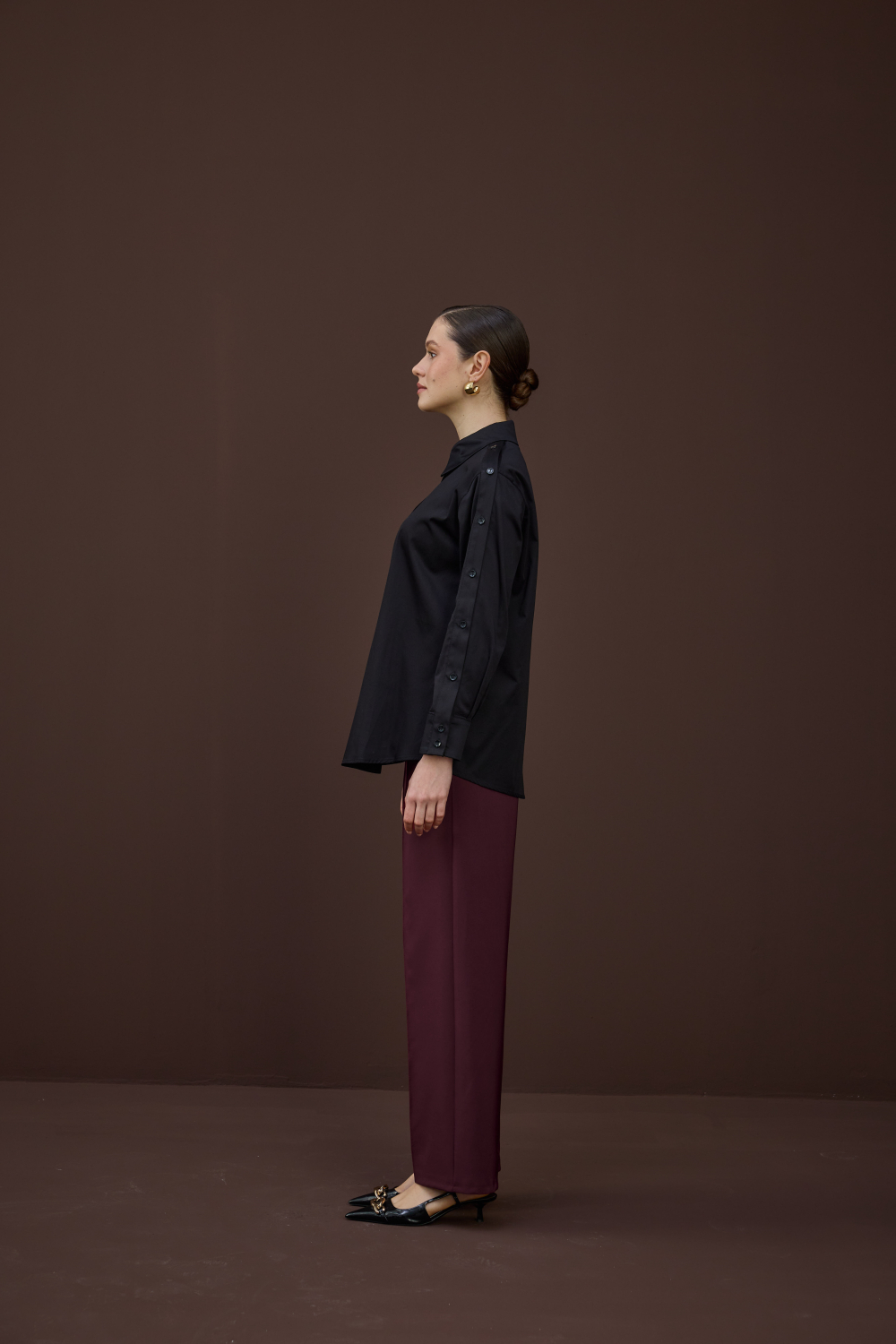 DÜĞME DETAYLI GÖMLEK - 6