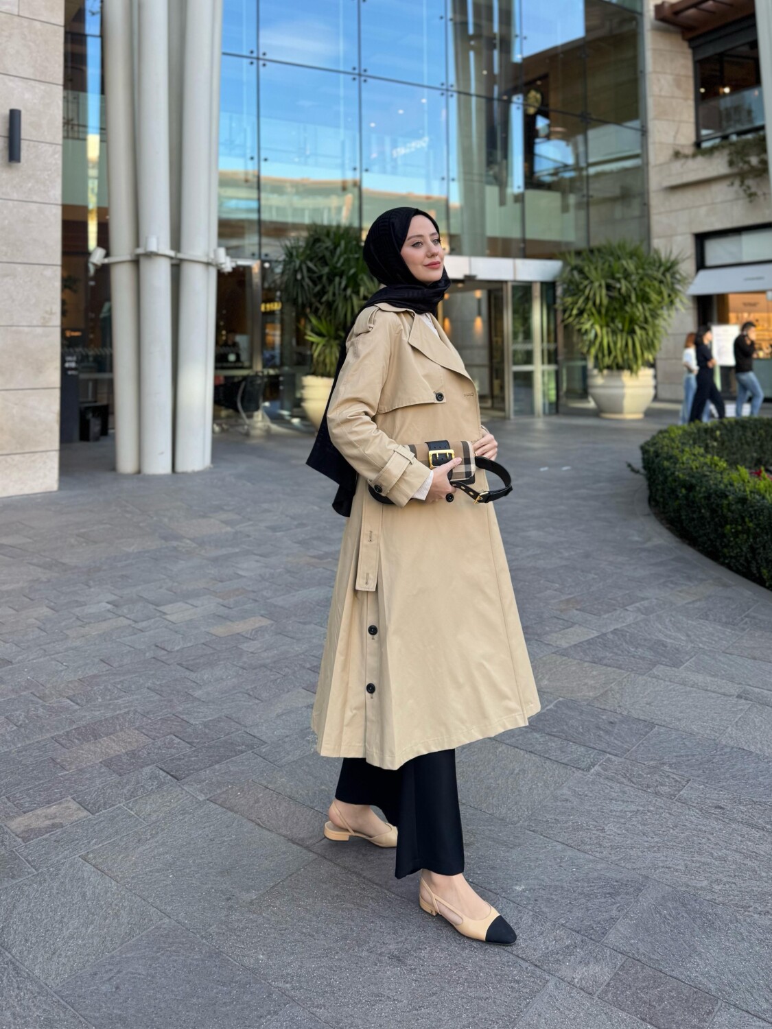 DÜĞME DETAYLI PREMİUM TRENÇKOT - 7