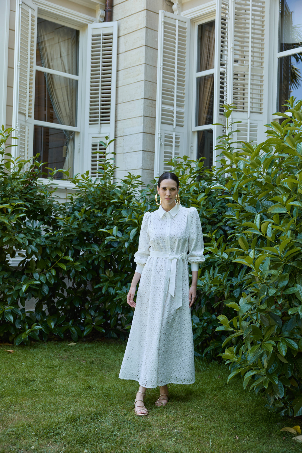 FİSTO ELBİSE EKRU - 5