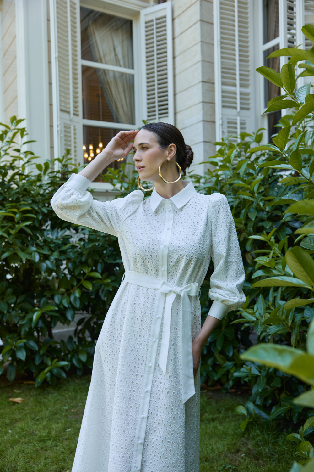 FİSTO ELBİSE EKRU - 2