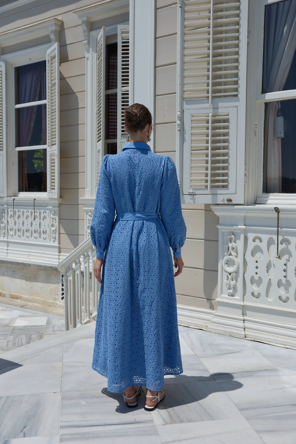 FİSTO ELBİSE MAVİ - 9