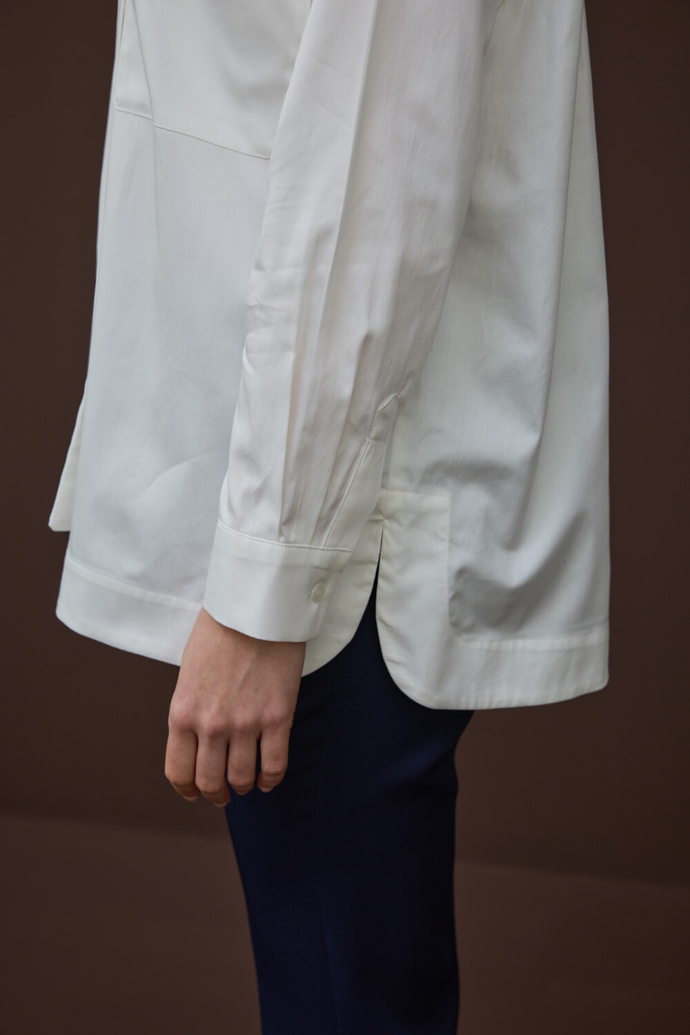 FULARLI GÖMLEK EKRU - 7