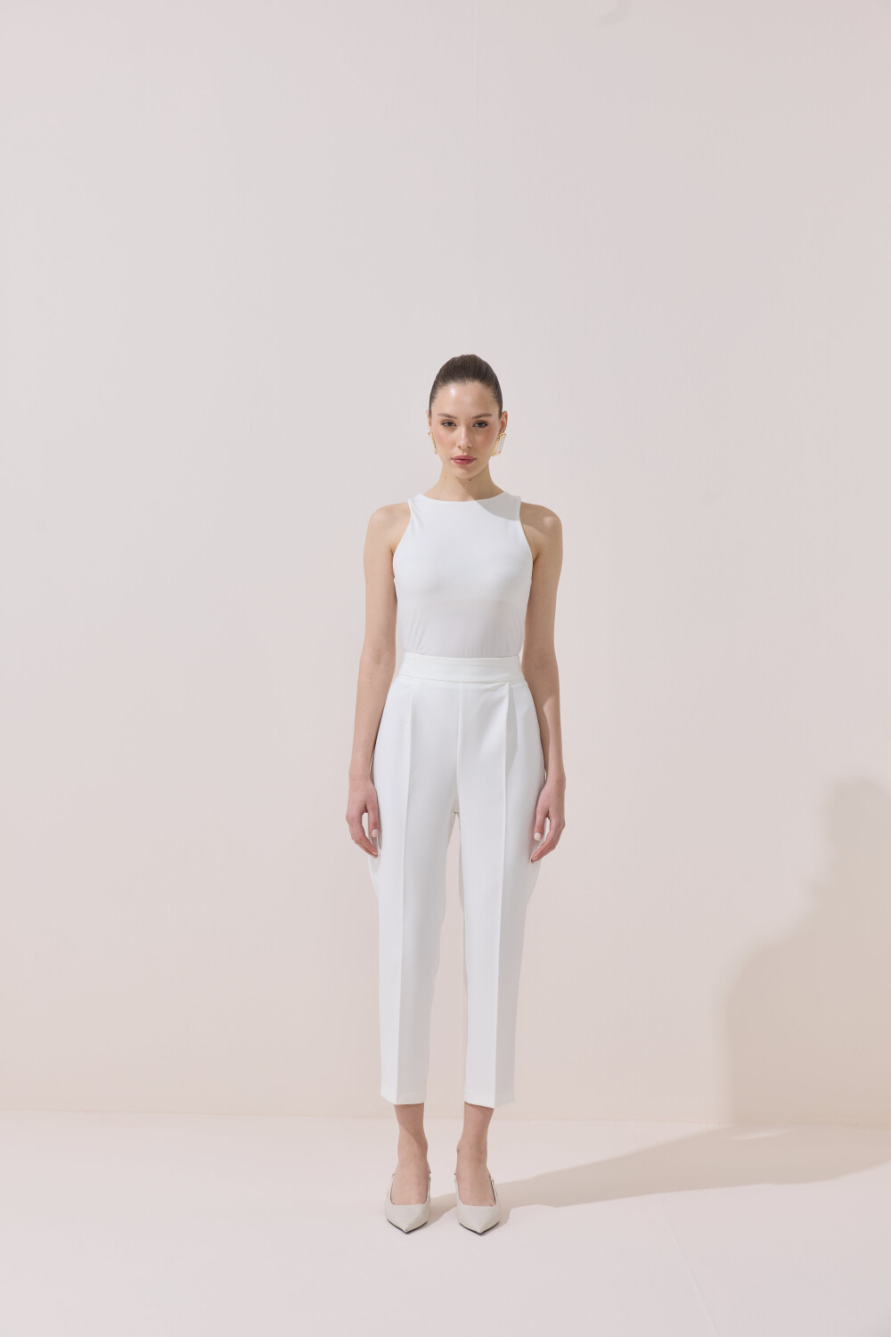 HAVUÇ PAÇA PANTOLON EKRU - 2