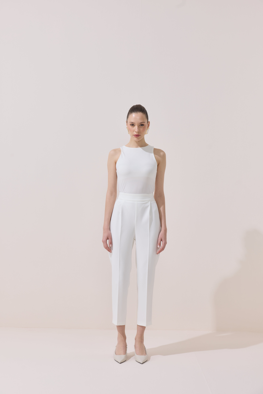 HAVUÇ PAÇA PANTOLON EKRU - 2