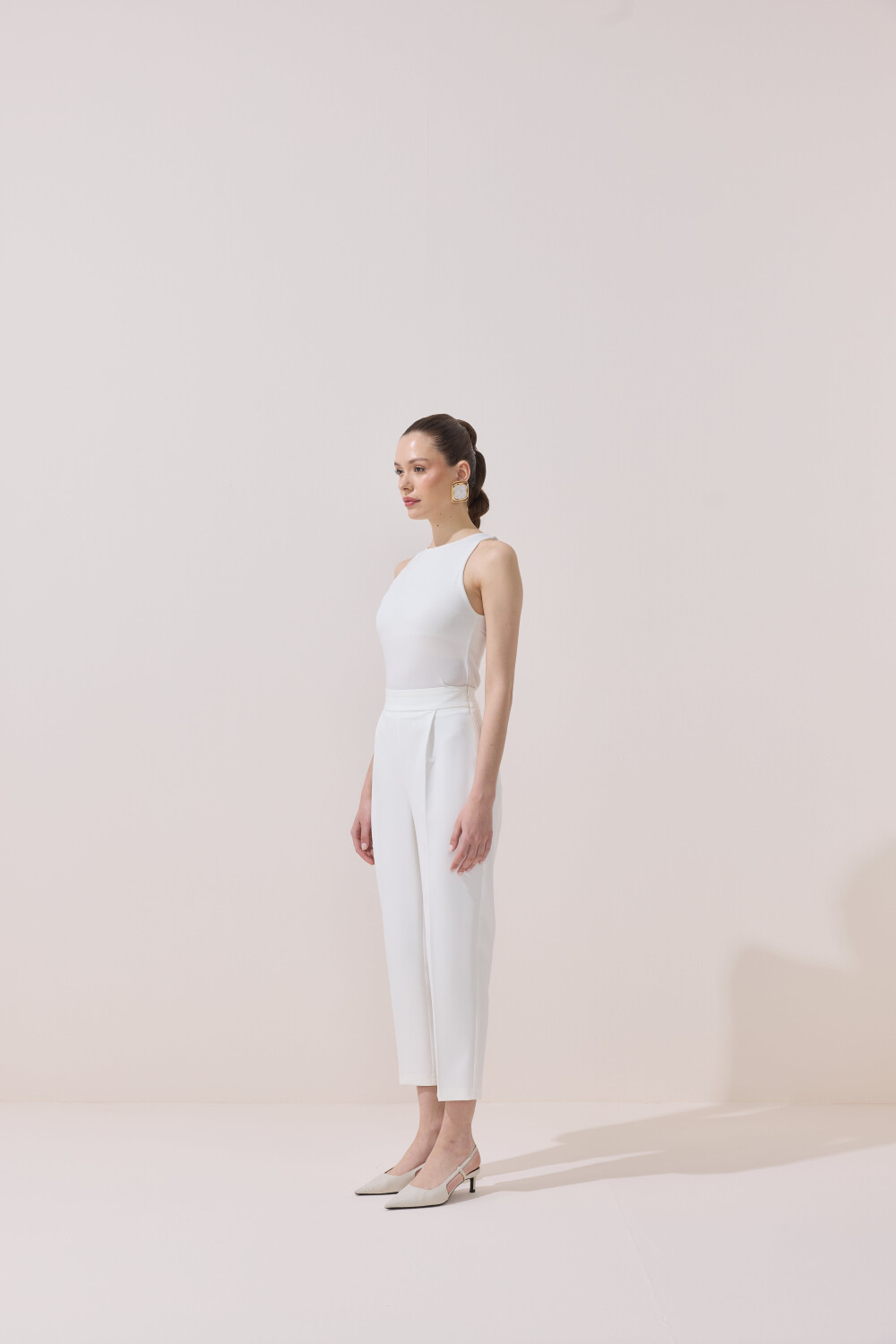 HAVUÇ PAÇA PANTOLON EKRU - 3