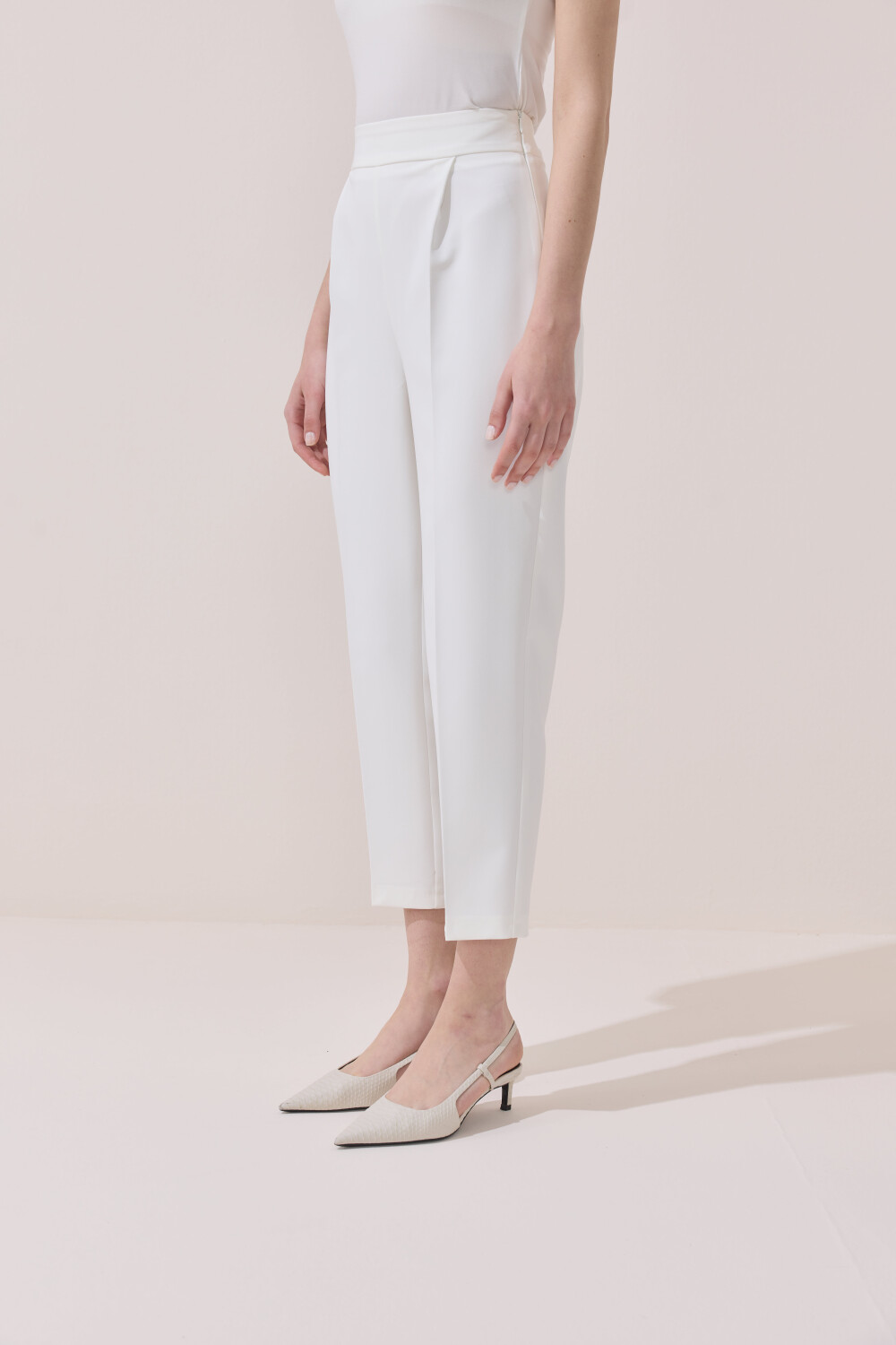 HAVUÇ PAÇA PANTOLON EKRU - 4