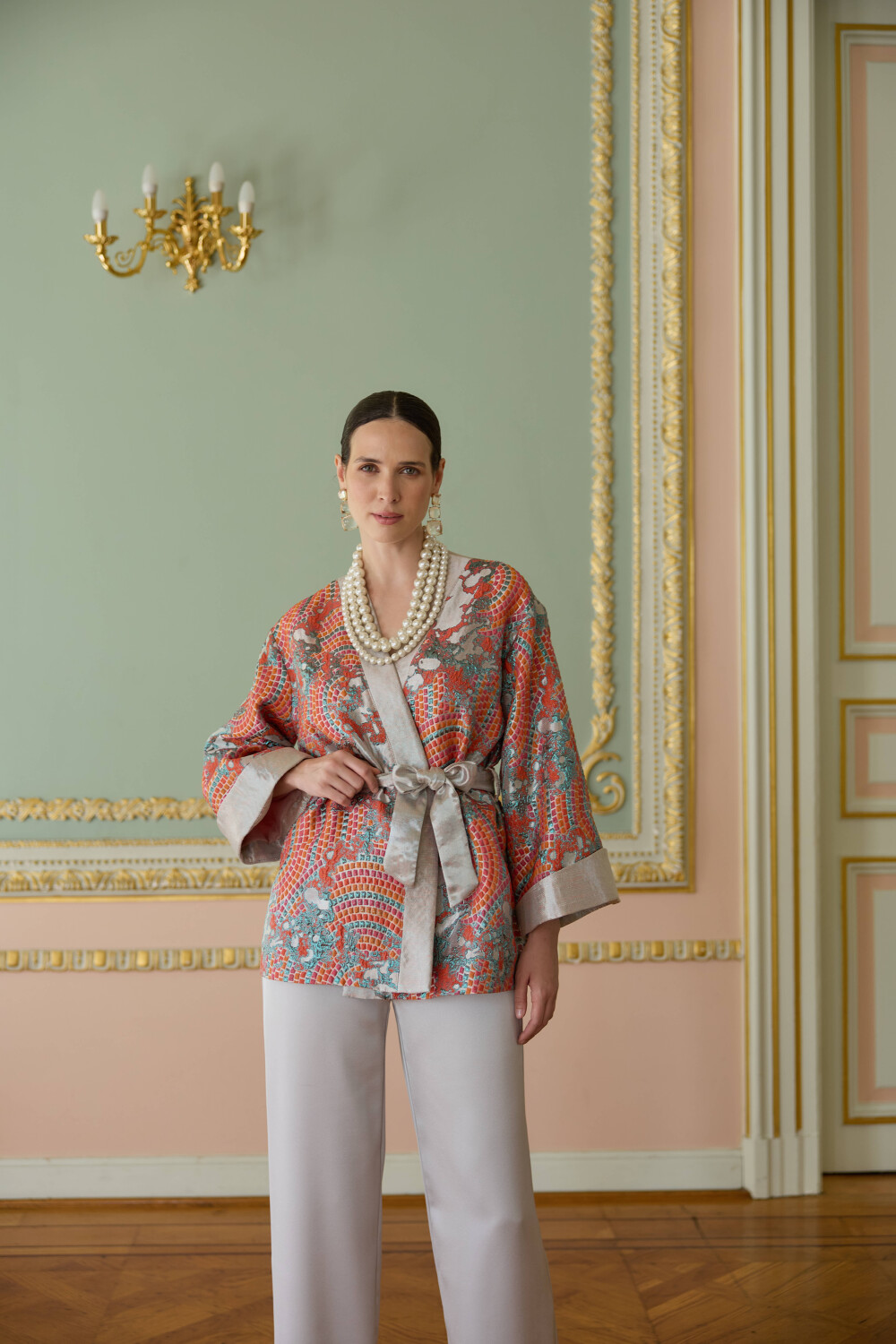 JAKAR CEKET MOZAİK MERCAN - 3