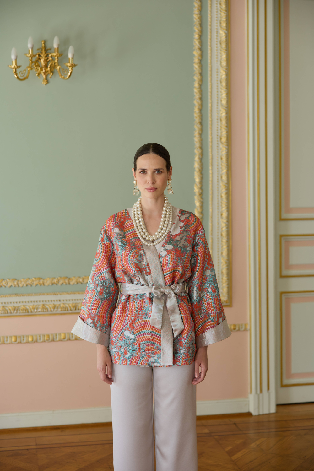 JAKAR CEKET MOZAİK MERCAN - 6