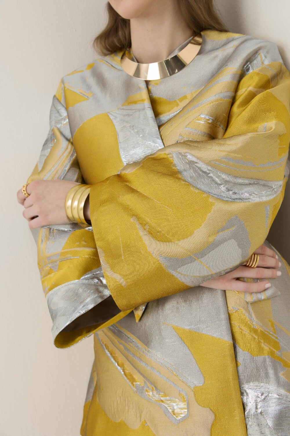 JAKAR KİMONO CEKET SARI - 7