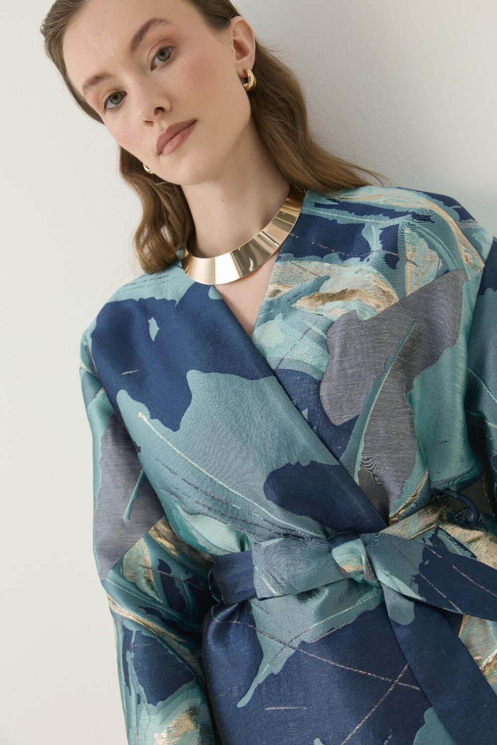 JAKAR KİMONO CEKET TURKUAZ - 11