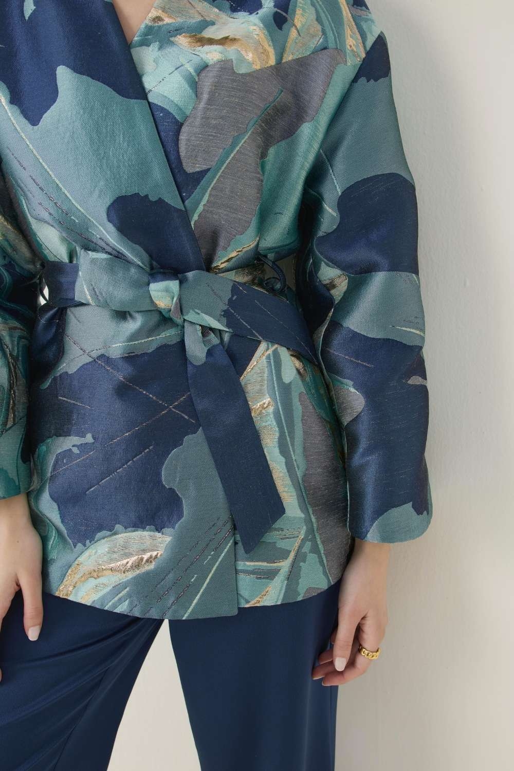 JAKAR KİMONO CEKET TURKUAZ - 12