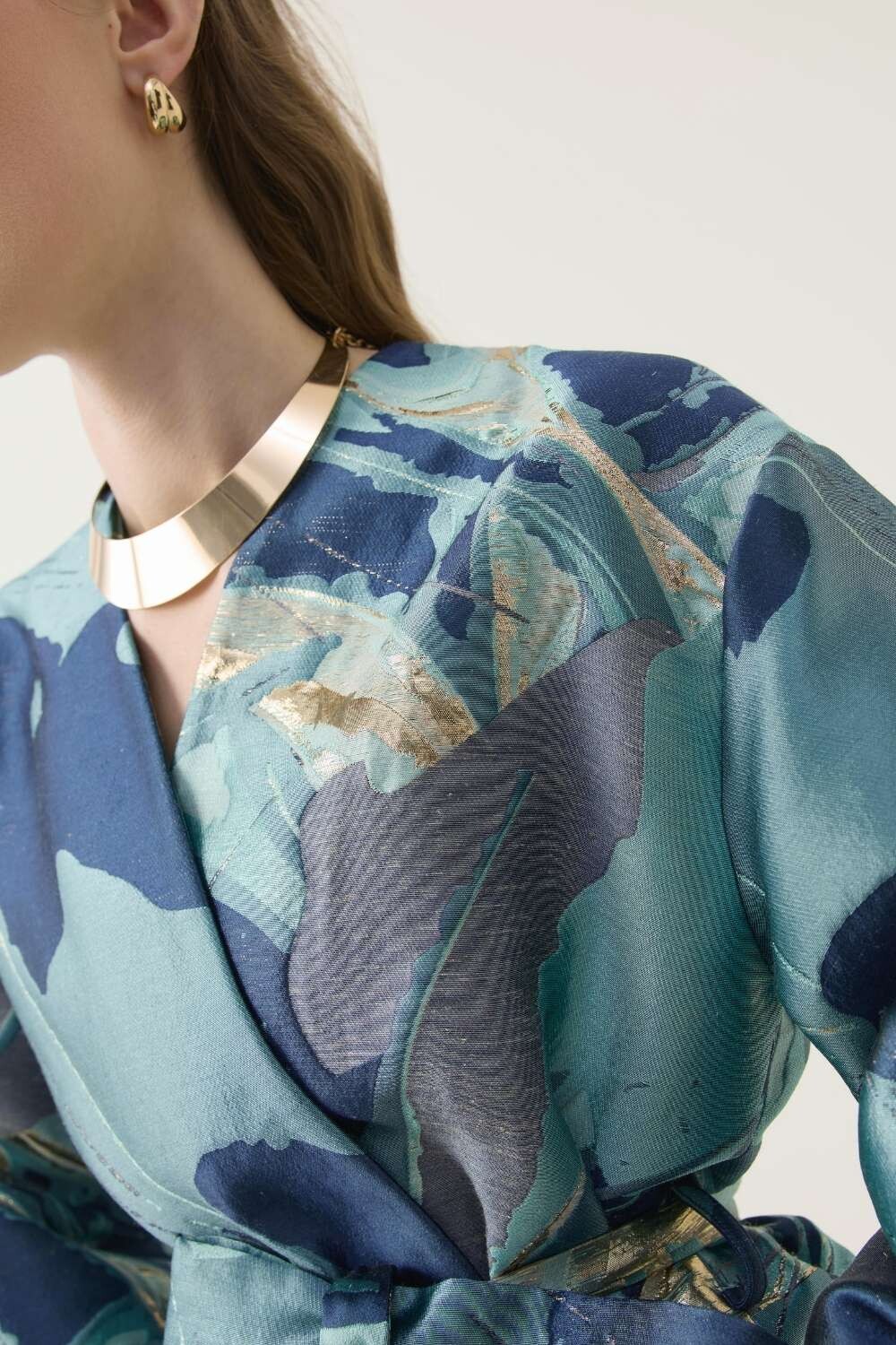 JAKAR KİMONO CEKET TURKUAZ - 13