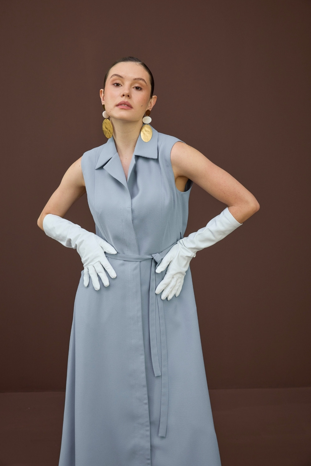 JİLE ELBİSE MAVİ - 2