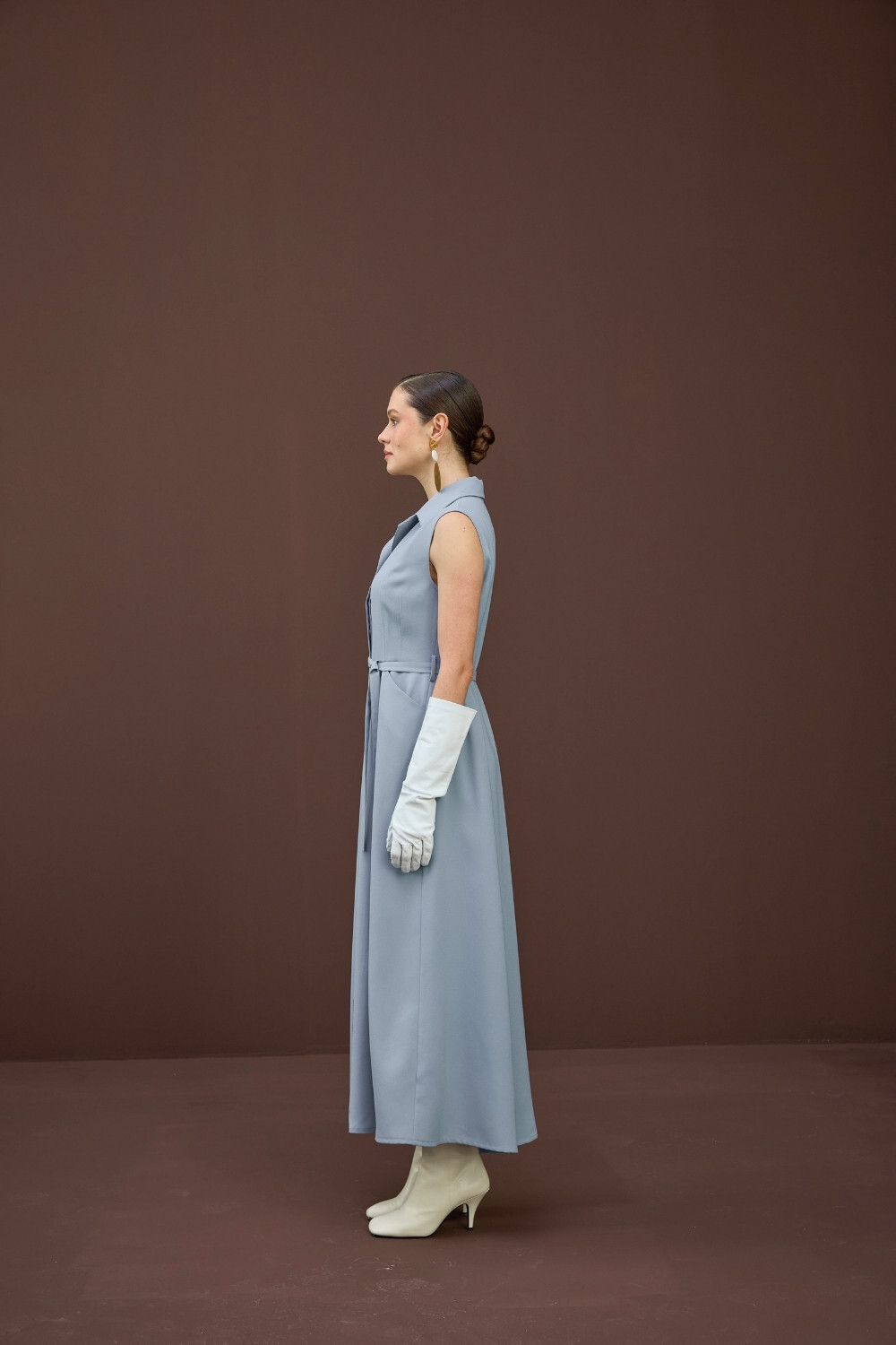 JİLE ELBİSE MAVİ - 5