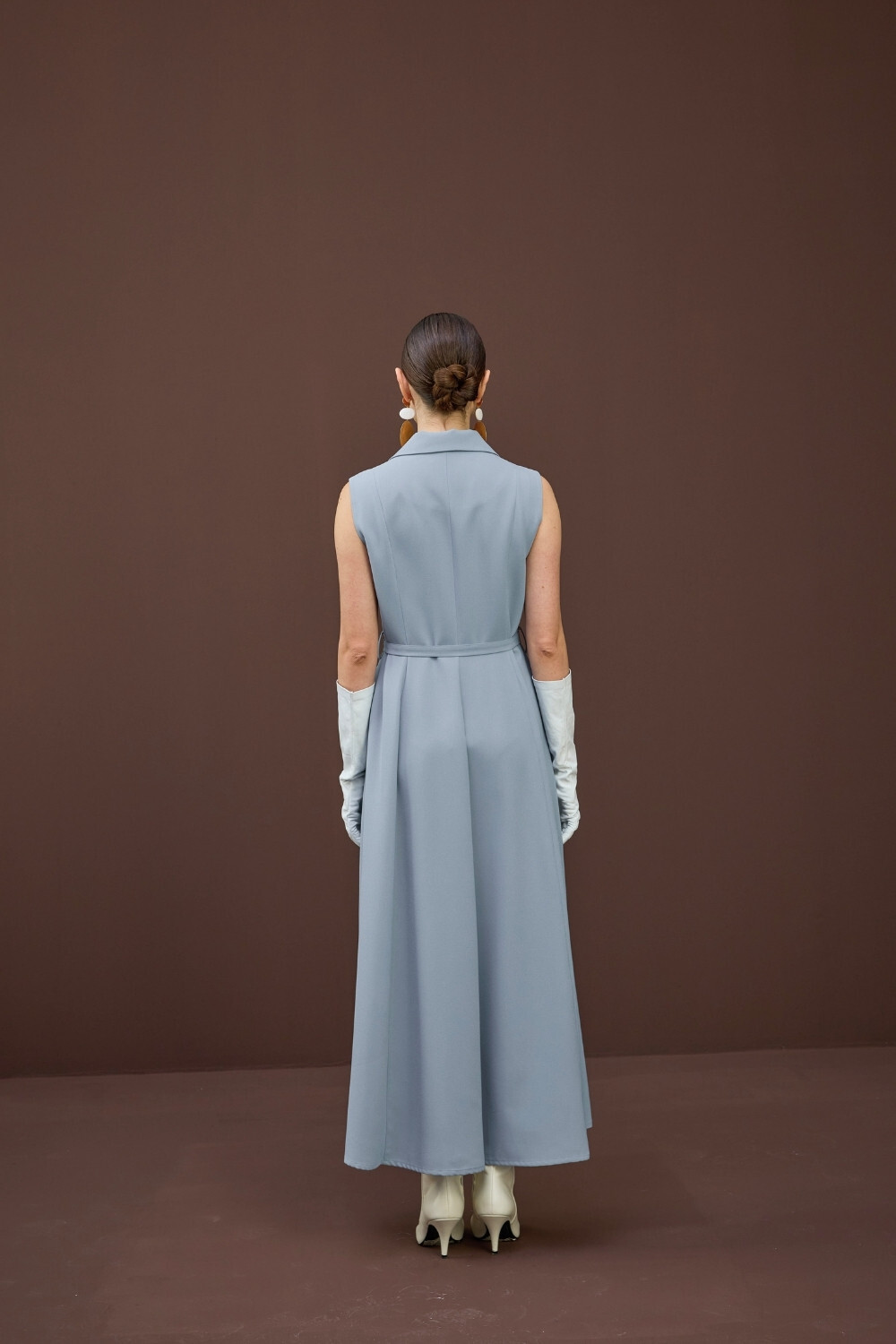 JİLE ELBİSE MAVİ - 6