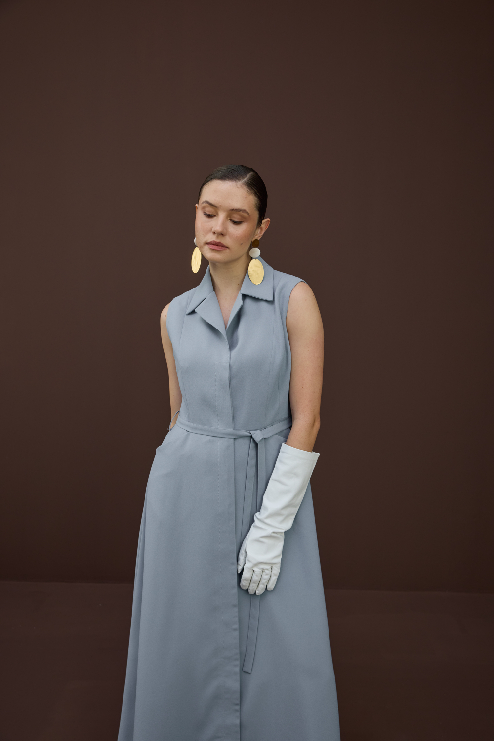 JİLE ELBİSE MAVİ - 7