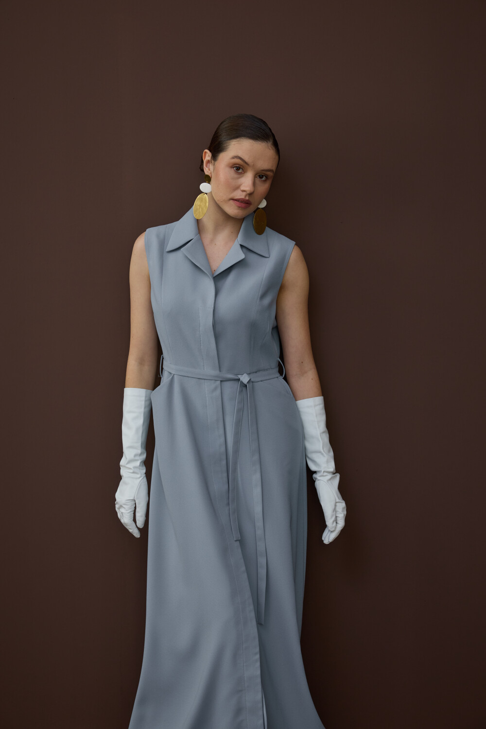 JİLE ELBİSE MAVİ - 8