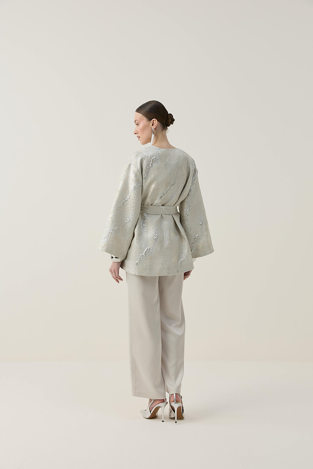 KİMONO CEKET EKRU - 5