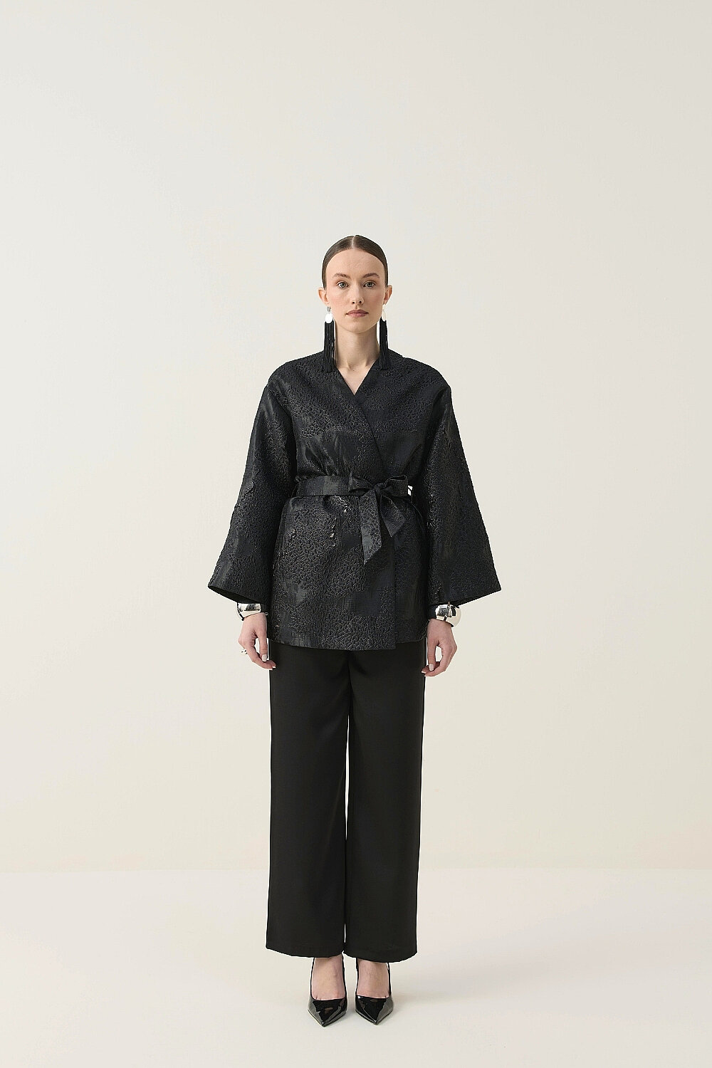 KİMONO CEKET SİYAH - 8