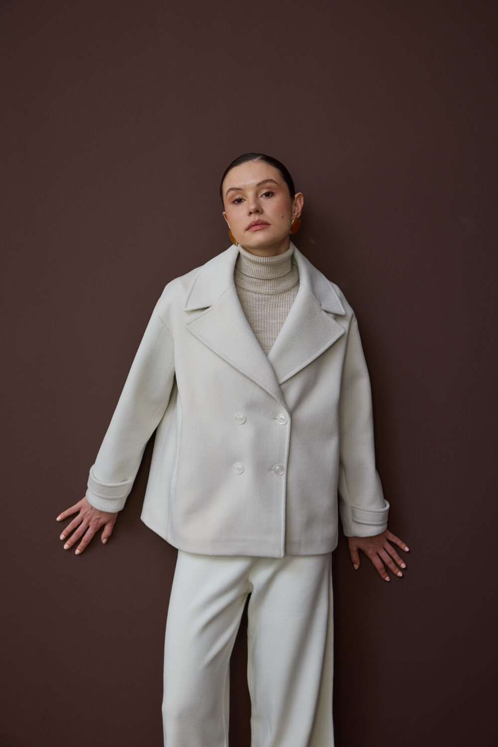 KISA KAŞMİR KABAN EKRU - 7