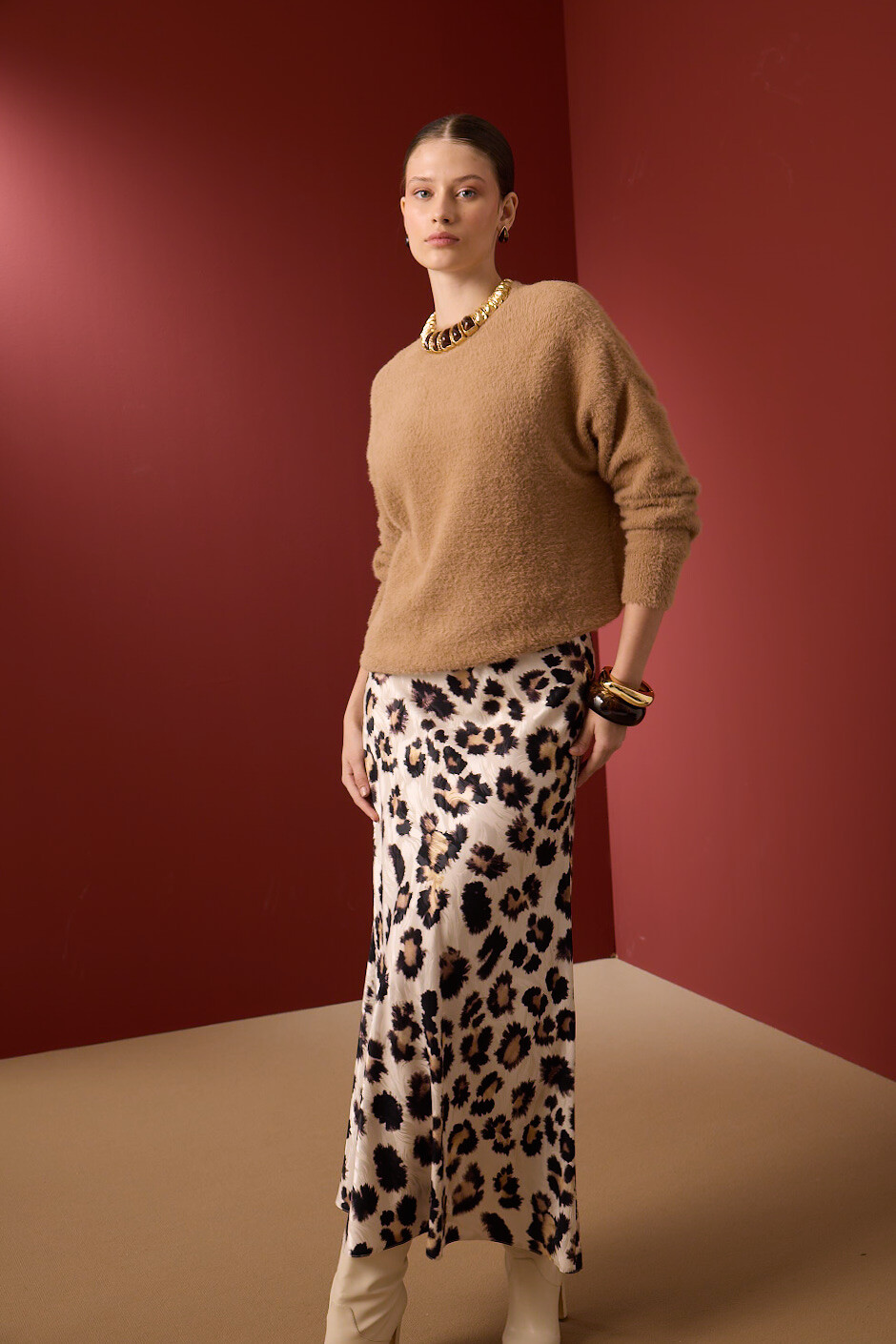 LEOPAR DESENLİ ETEK - 2