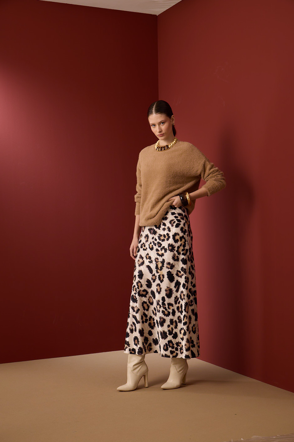 LEOPAR DESENLİ ETEK - 1