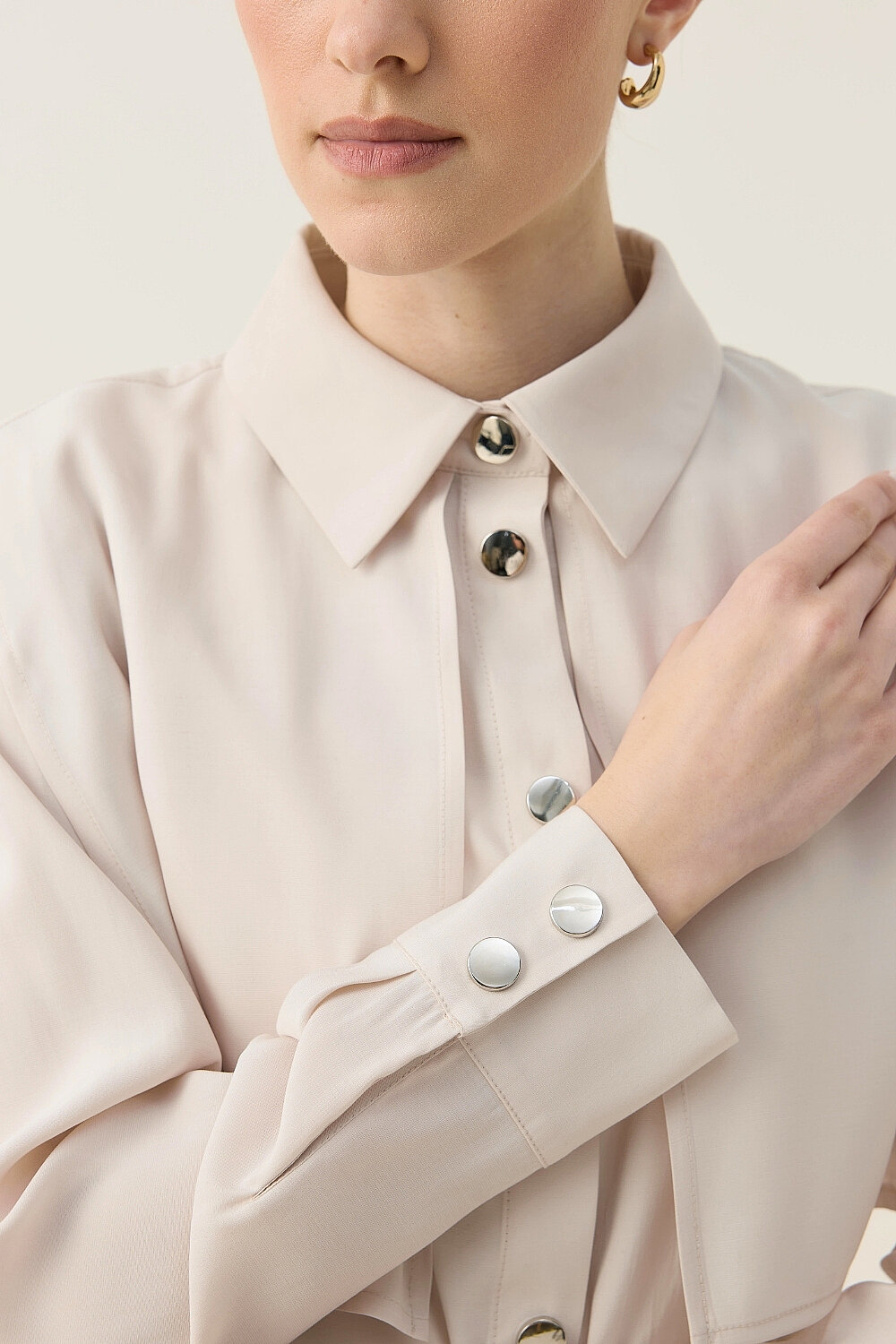 MODAL KUMAŞ ÇITÇITLI TAKIM BEJ - 4