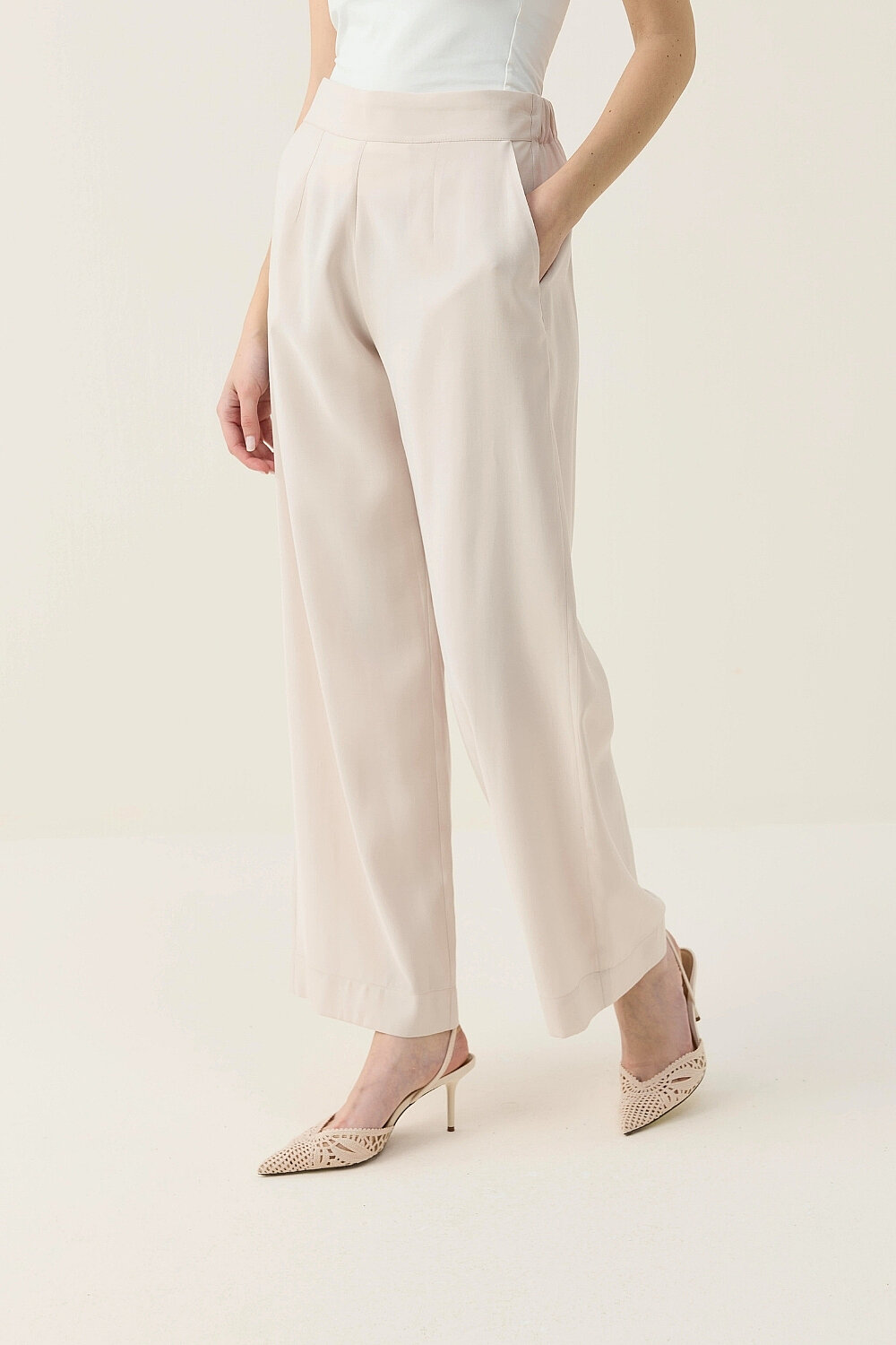 MODAL KUMAŞ ÇITÇITLI TAKIM BEJ - 8