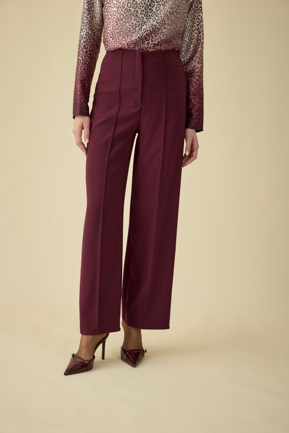 PALAZZO PANTOLON BORDO - 3