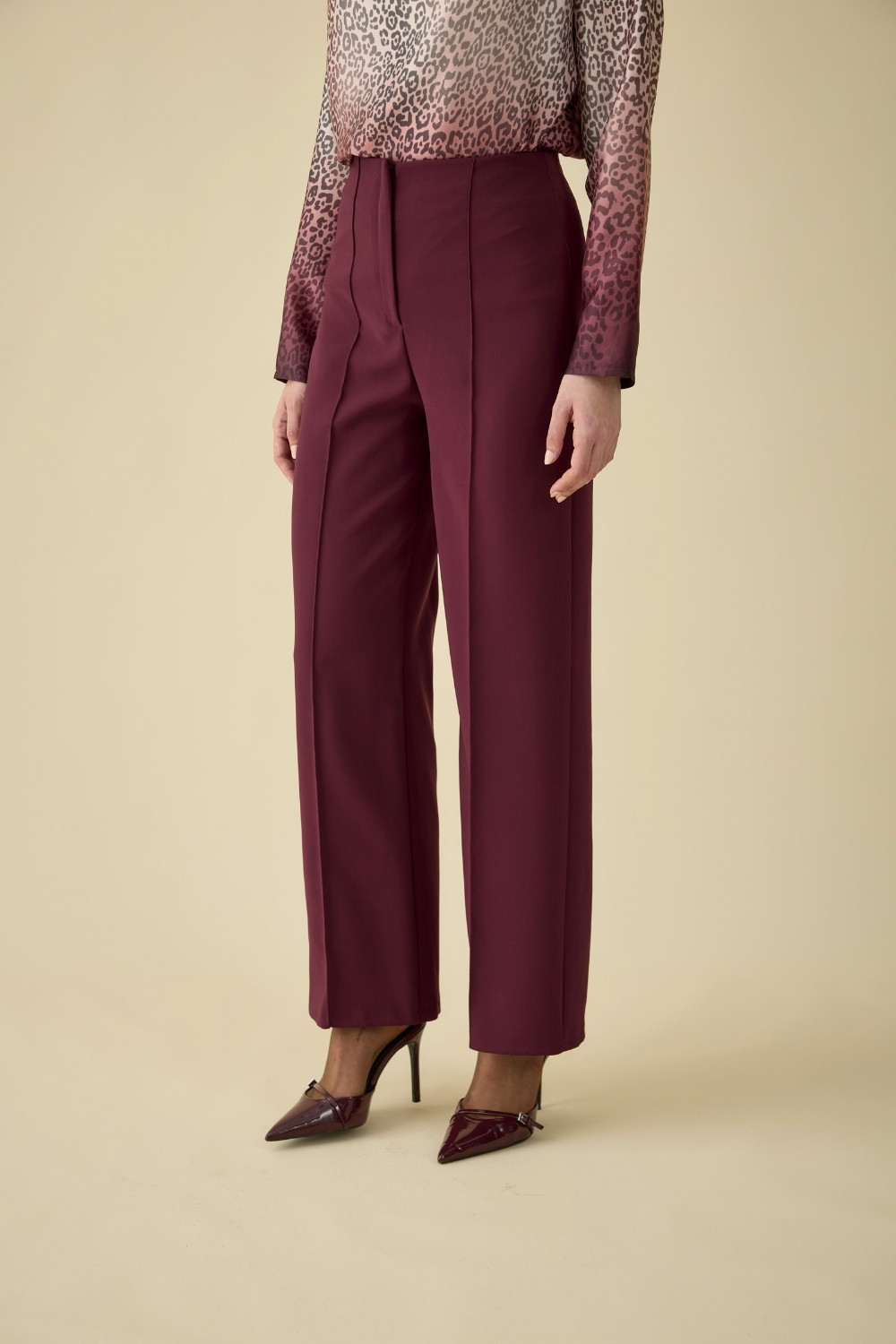 PALAZZO PANTOLON BORDO - 4