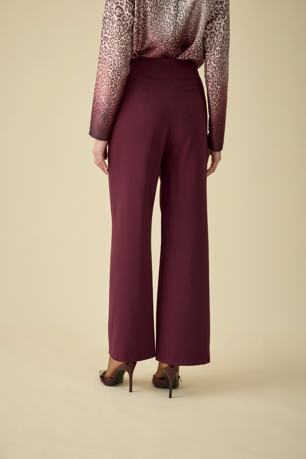 PALAZZO PANTOLON BORDO - 5