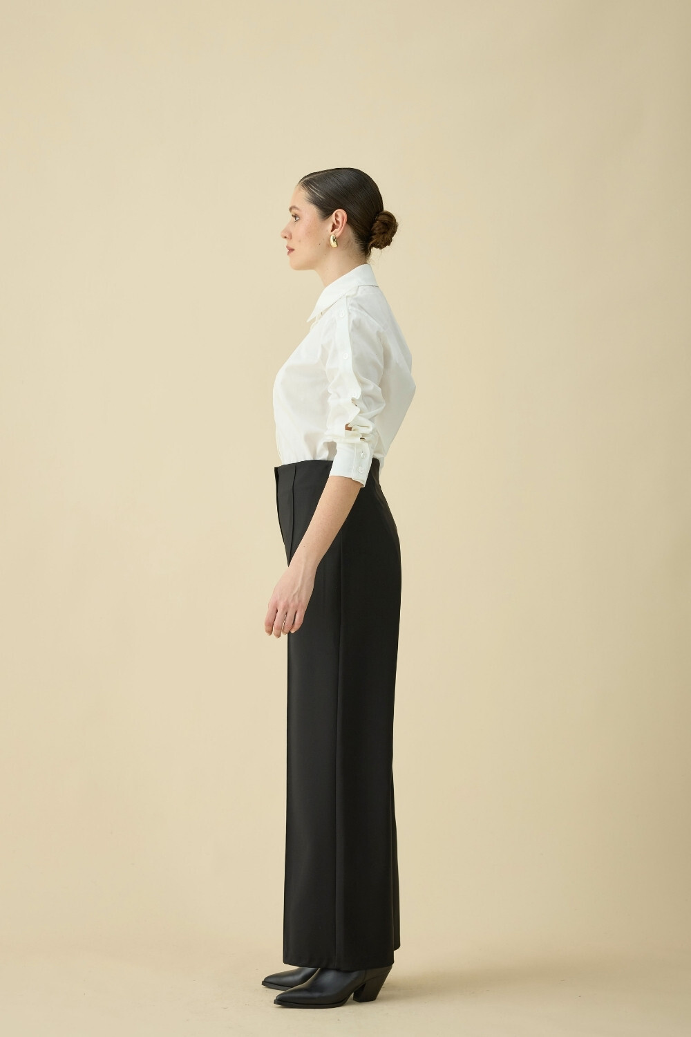 PALAZZO PANTOLON SİYAH - 3