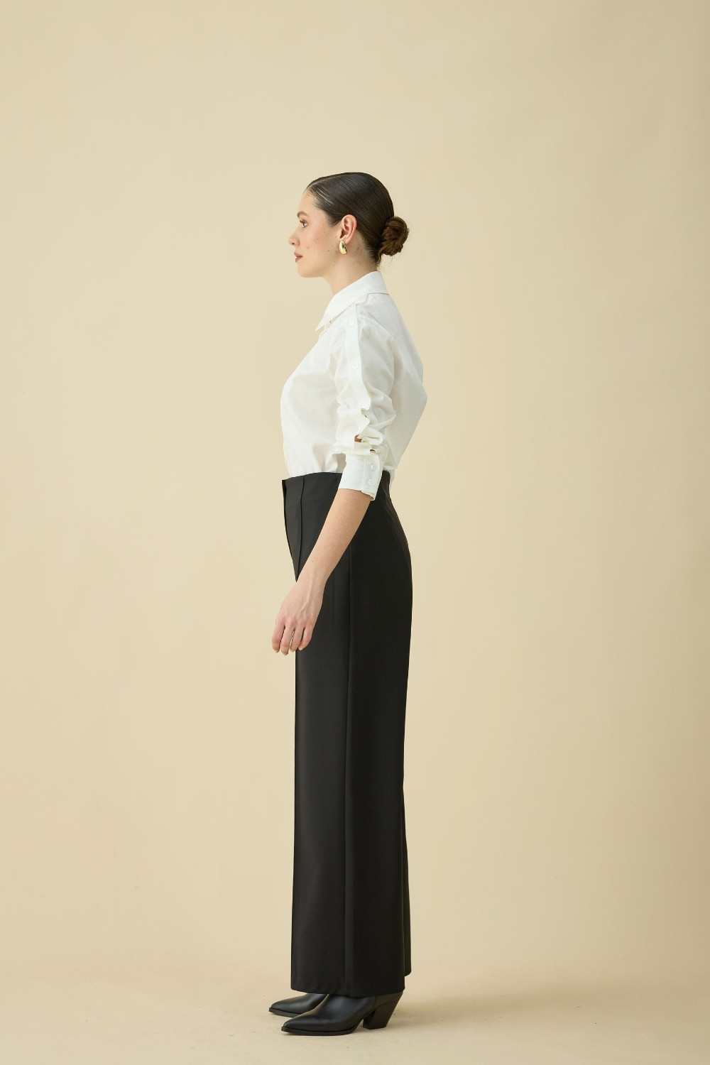 PALAZZO PANTOLON SİYAH - 3