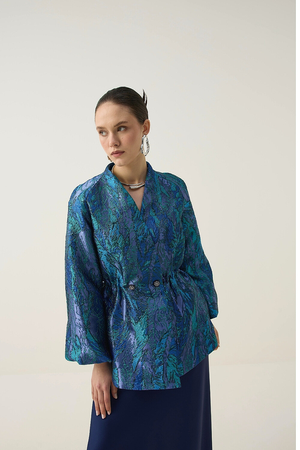 PREMİUM JAKAR KİMONO CEKET - 6