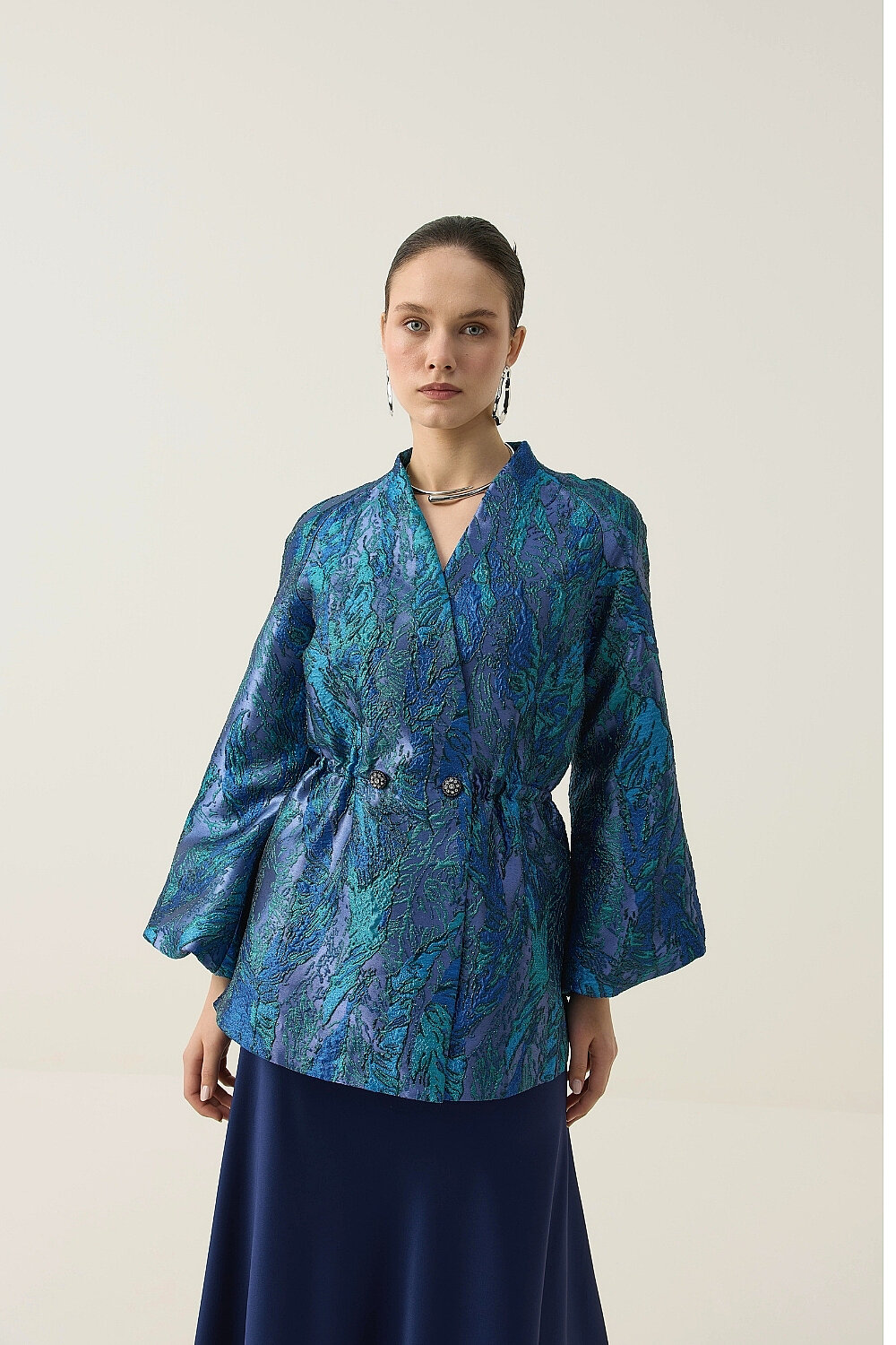 PREMİUM JAKAR KİMONO CEKET - 7