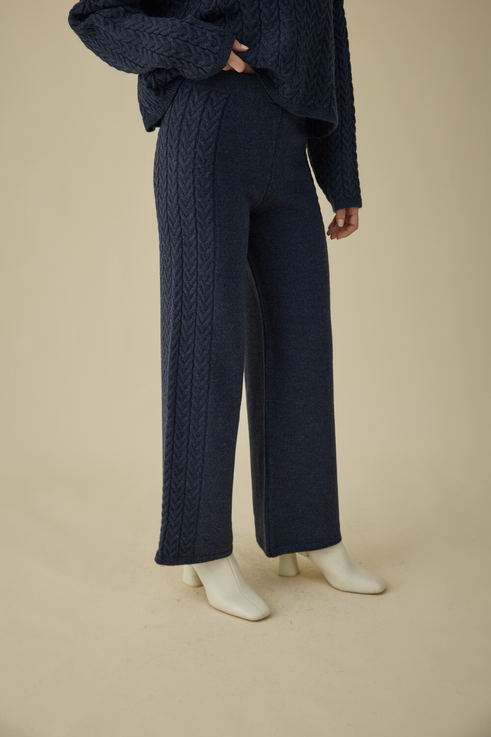 SAÇ ÖRGÜLÜ TAKIM LACİVERT - 6