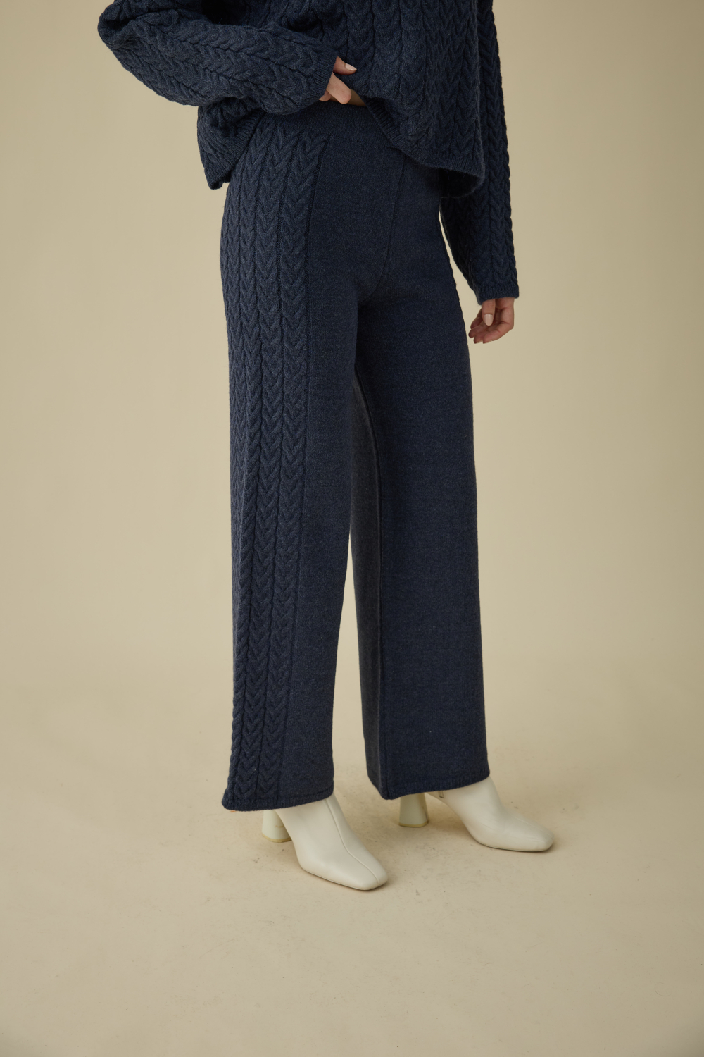 SAÇ ÖRGÜLÜ TAKIM LACİVERT - 6