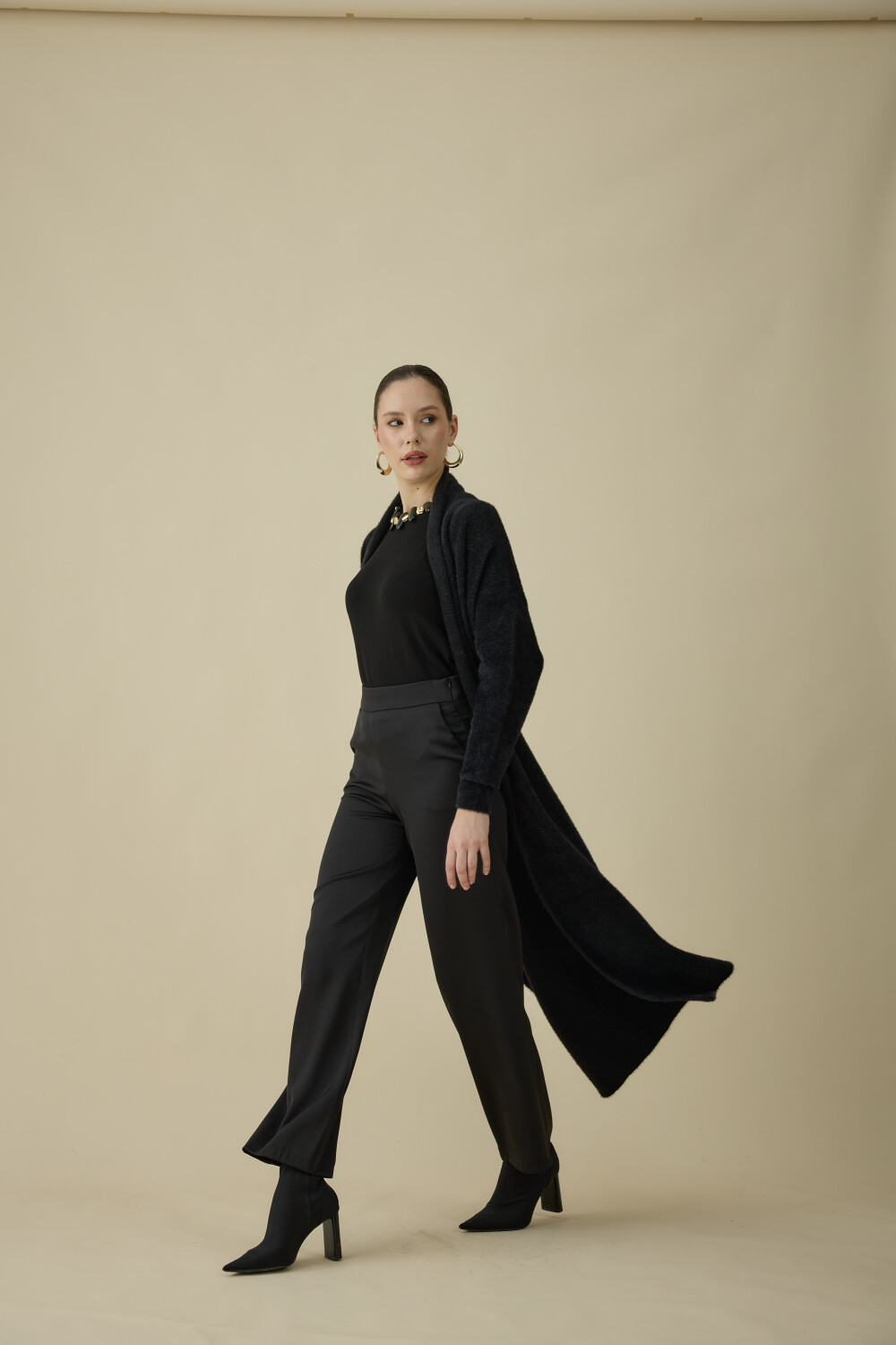 SAÇAKLI UZUN HIRKA SİYAH - 5