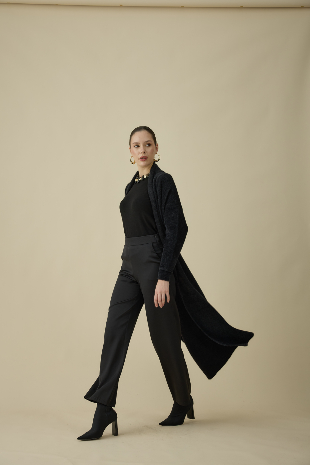 SAÇAKLI UZUN HIRKA SİYAH - 5