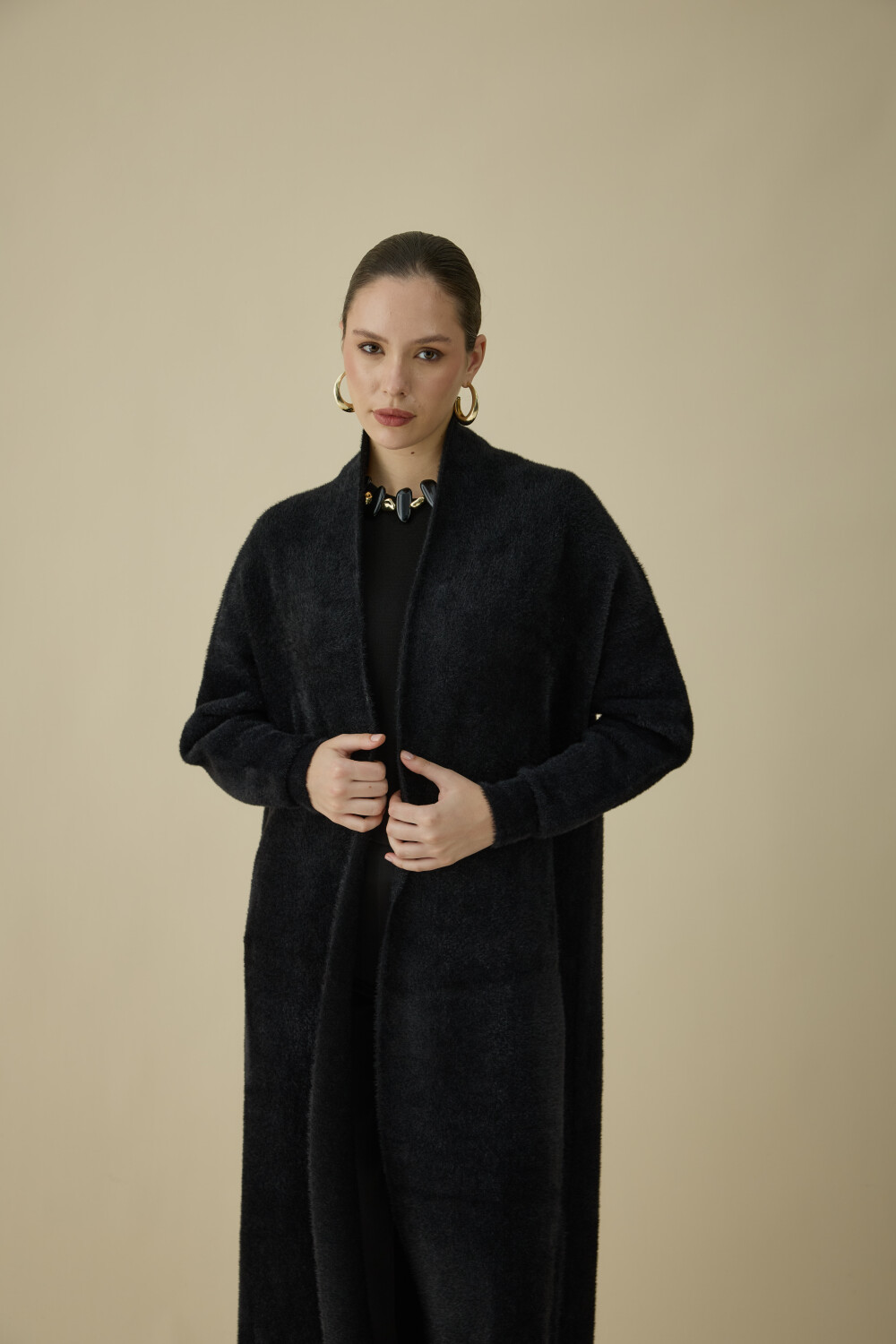 SAÇAKLI UZUN HIRKA SİYAH - 6