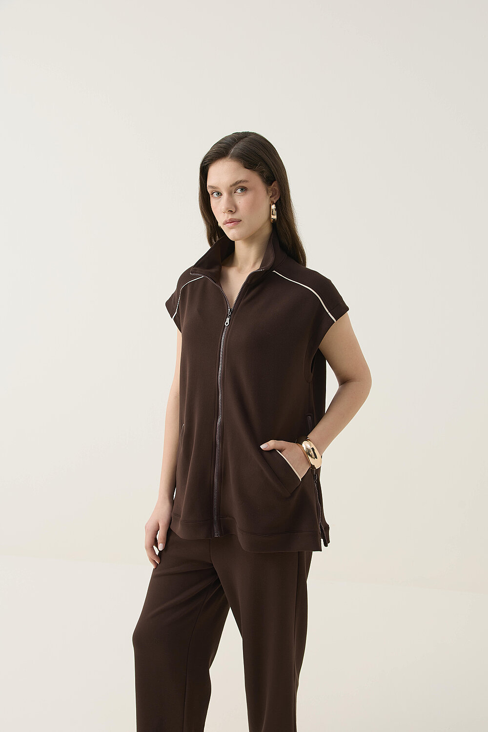 SCUBA YELEK TAKIM KAHVE - 5