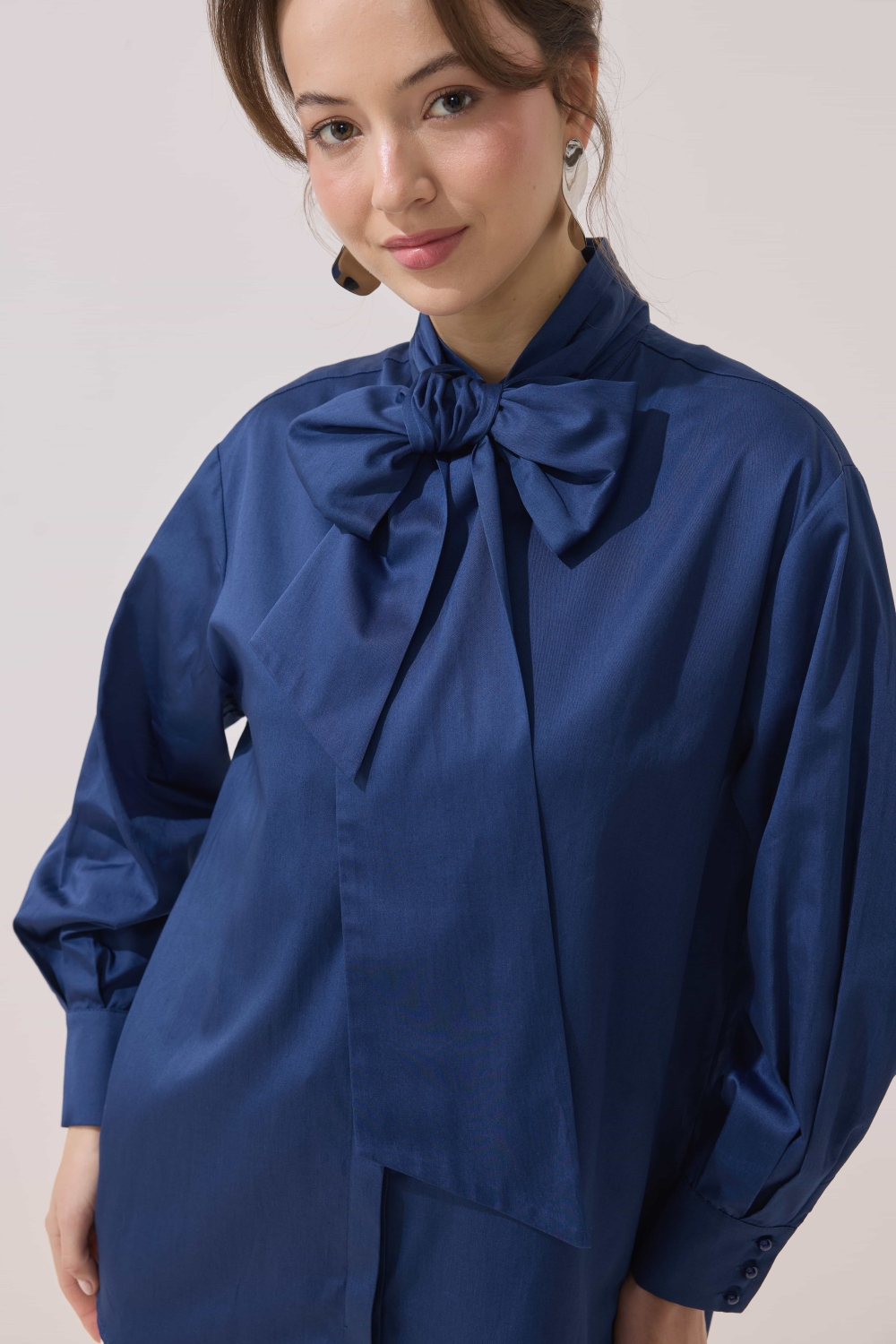 SEYYAR FİYONK DETAYLI GÖMLEK LACİVERT - 2