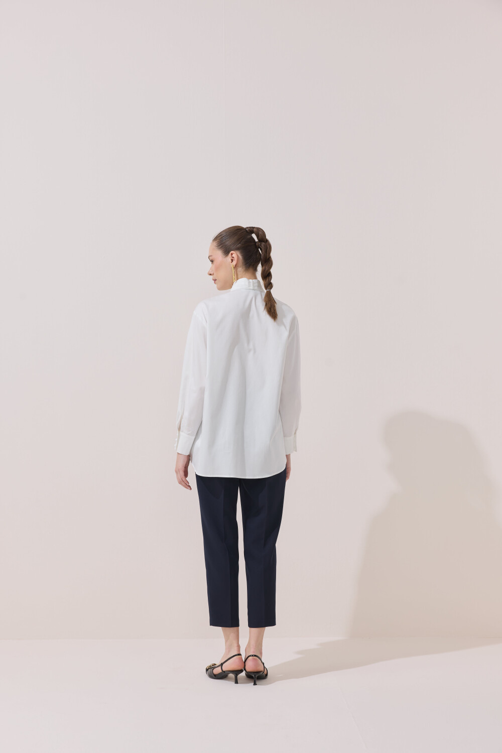 SEYYAR FİYONK DETAYLI GÖMLEK EKRU - 7