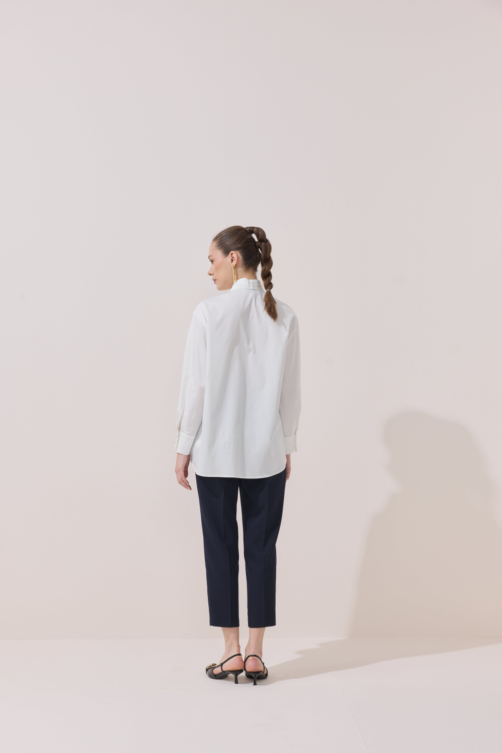 SEYYAR FİYONK DETAYLI GÖMLEK EKRU - 7