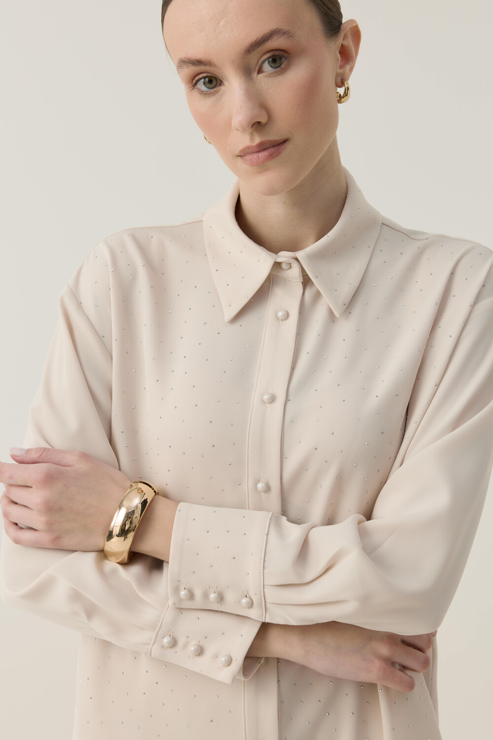 TAŞLI TAKIM BEJ - 6